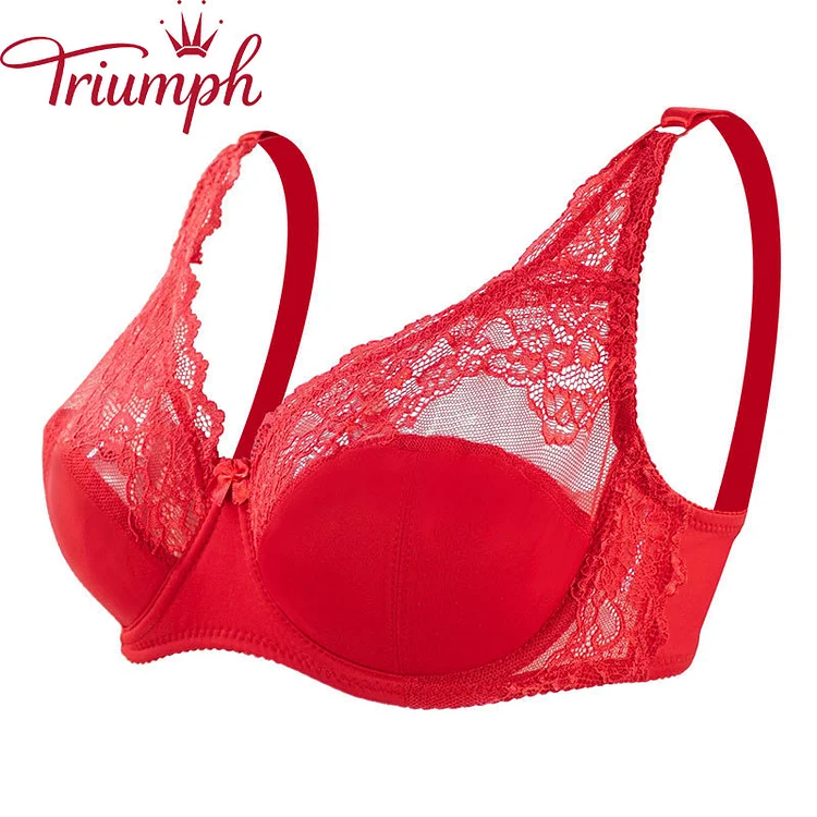 Triumph -🔥Priedušná sexi vyšívaná čipkovaná spodná bielizeň [75A-110E] 3 ks